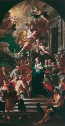 Almosenspende der Hl. Elisabeth von Portugal